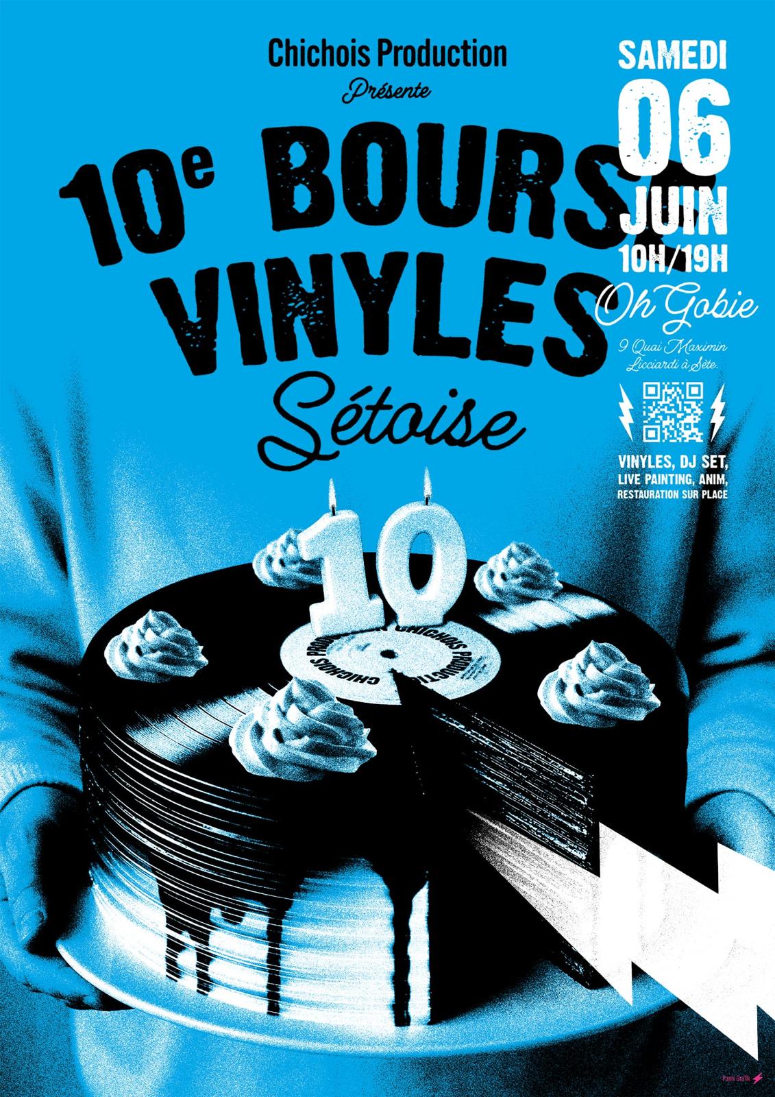 Bourse aux Vinyles Sétoise — version bleu