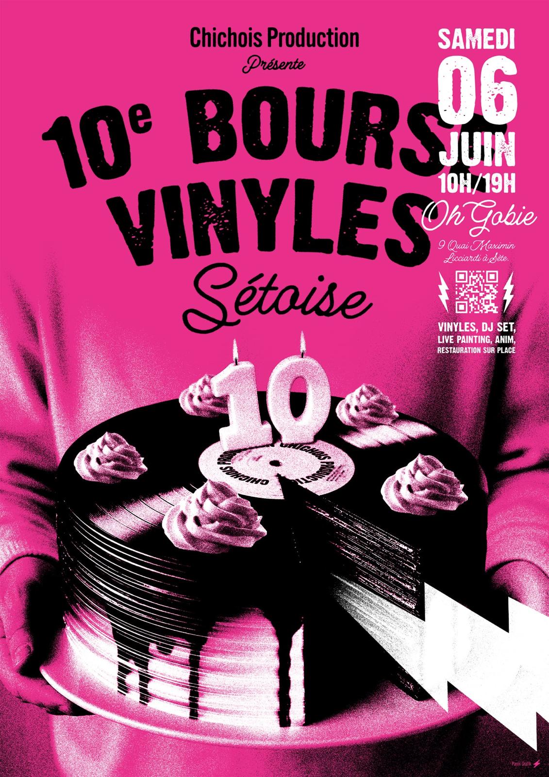 Bourse aux Vinyles Sétoise — version rose